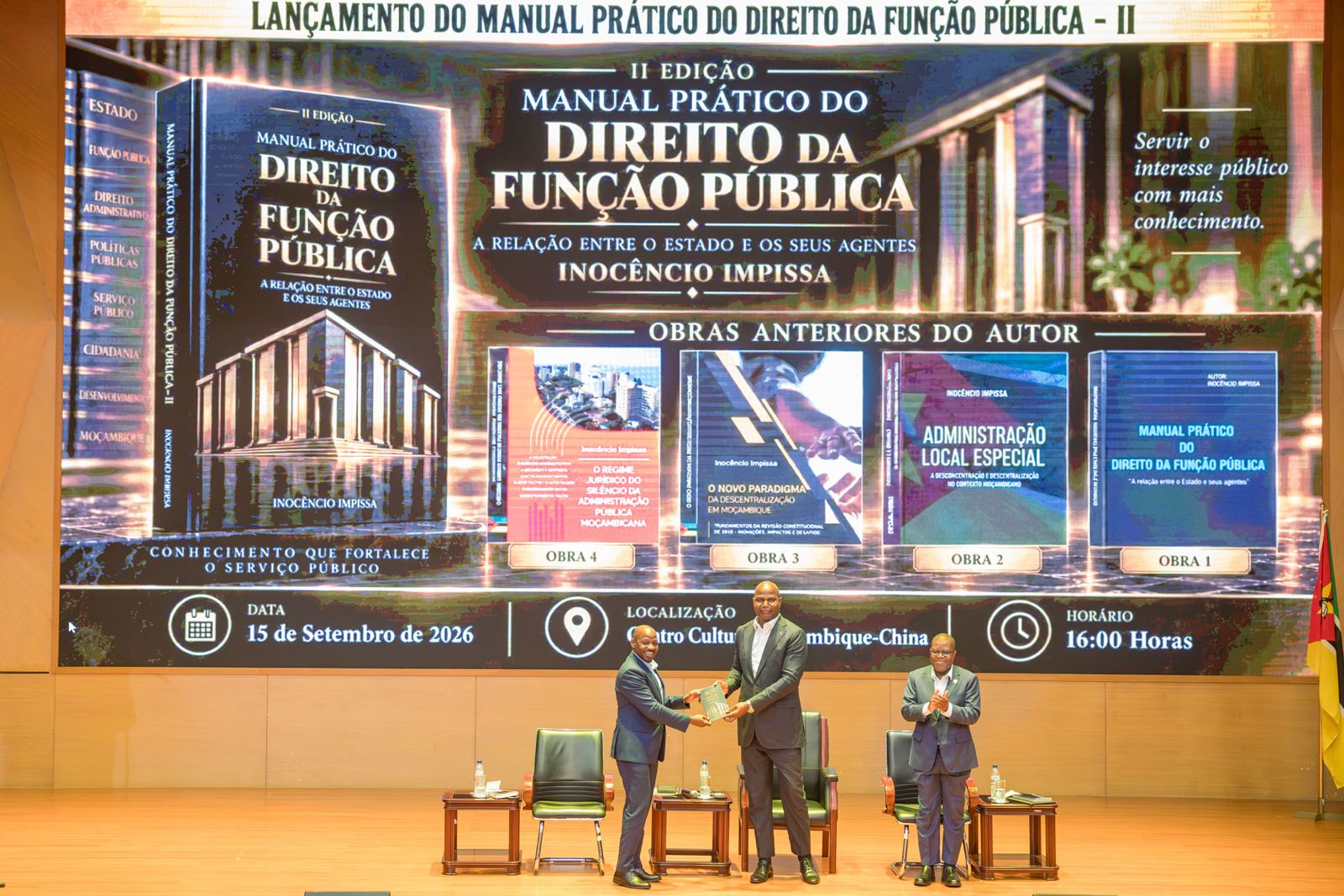 Presidente Chapo destaca manual como instrumento de profissionalização da Função Pública