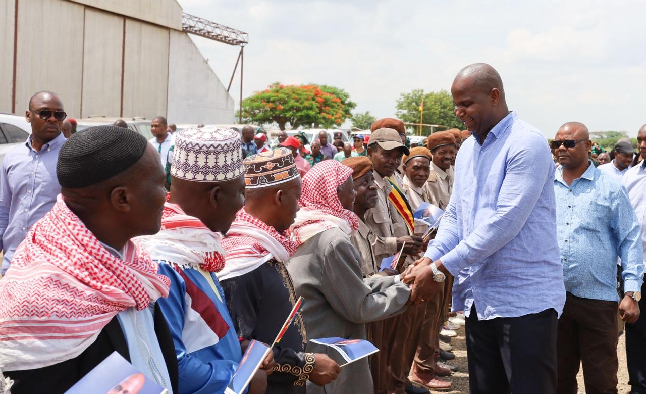 Comício popular que o Presidente da República realizou em Cuamba
